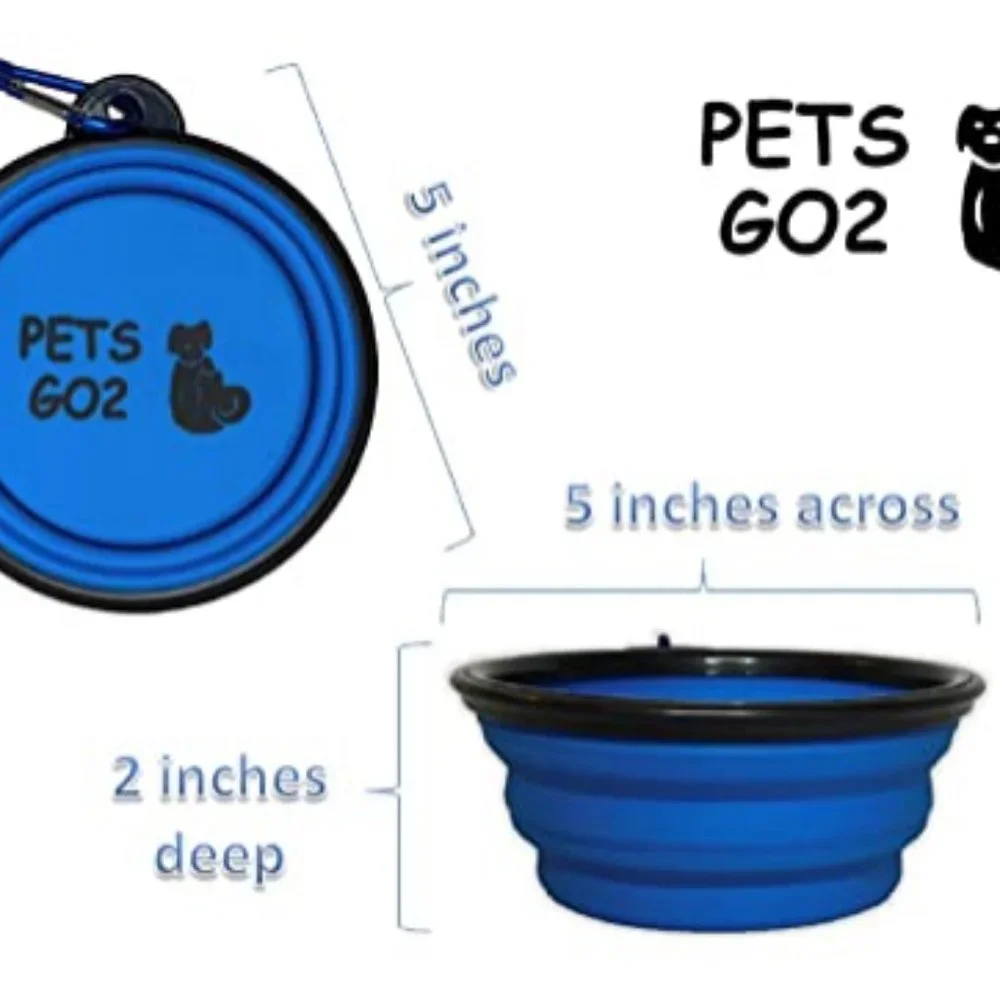 NWOT - Dog Leash and Collapsible Pet Water Bowl